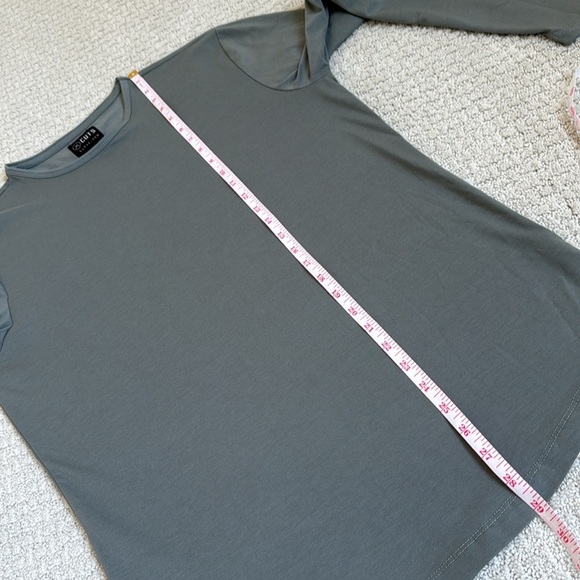 Cuts AO Curve Hem Long Sleeve Gym Athletic Shirt - Picture 10 of 10